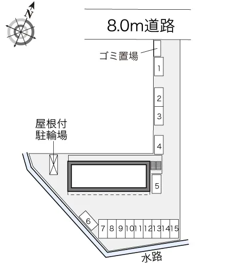 ★手数料０円★知多郡東浦町森岡　月極駐車場（LP）